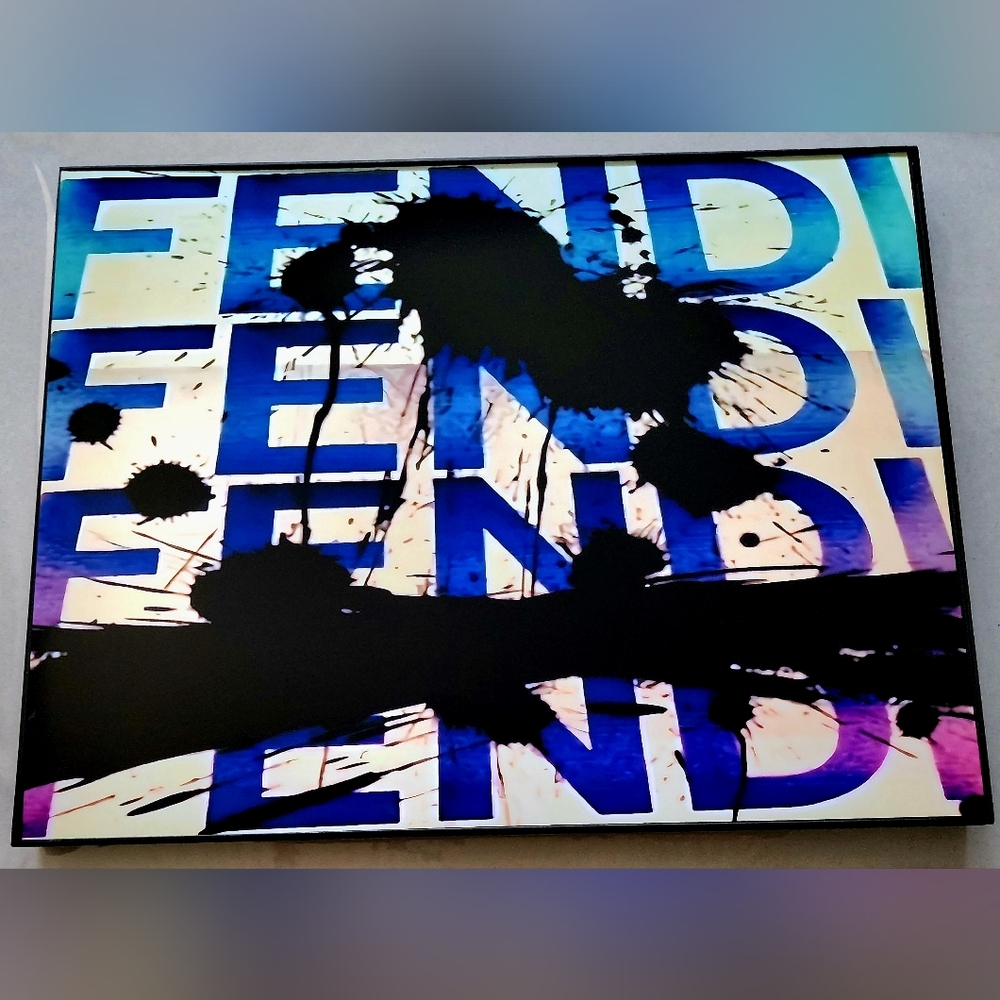 Fendi 8 1/2"x11" Framed Wall Art